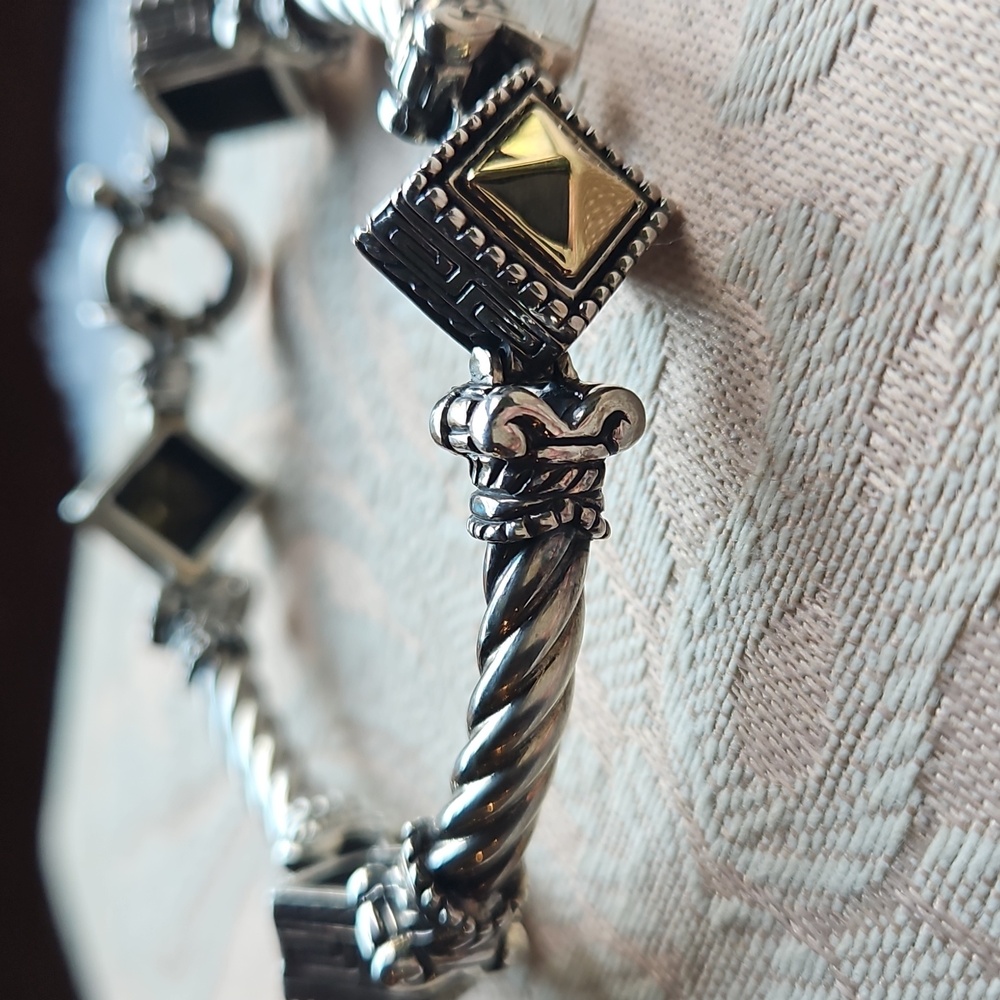Vintage Menegatti |  Cable Bracelet - Picture 3 of 10
